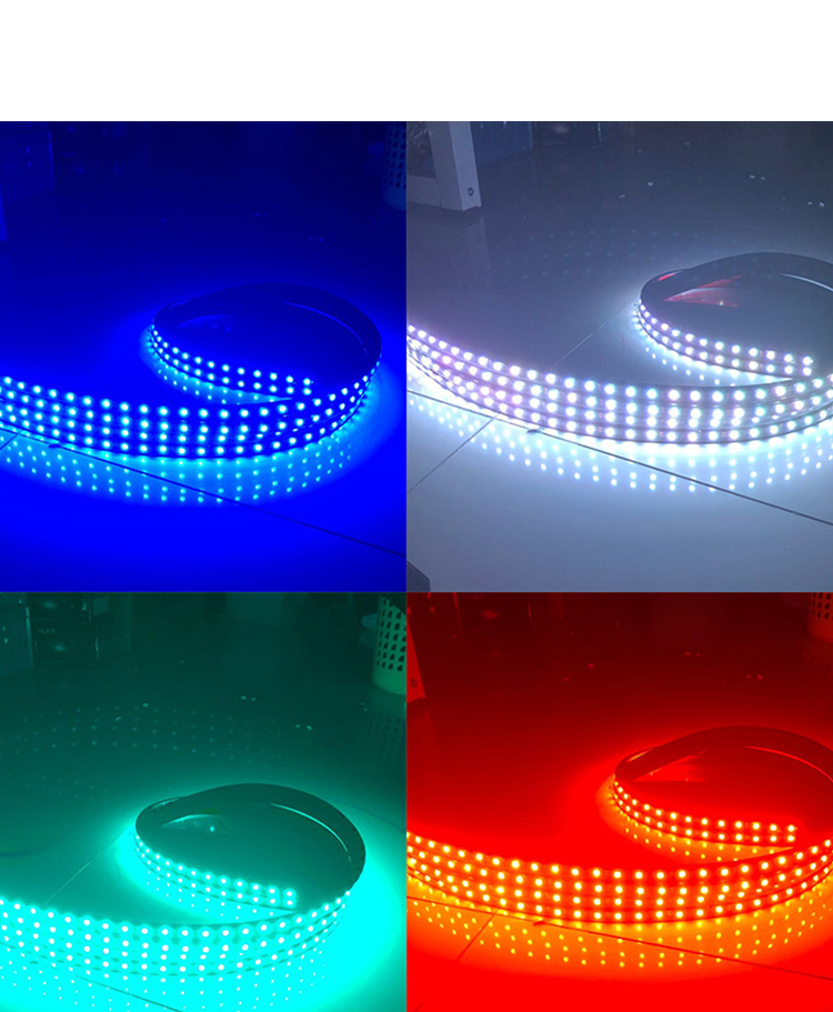 Colorful Voice Control Ambience Car Headlight Led Strip Decorative RF Rgb 5050