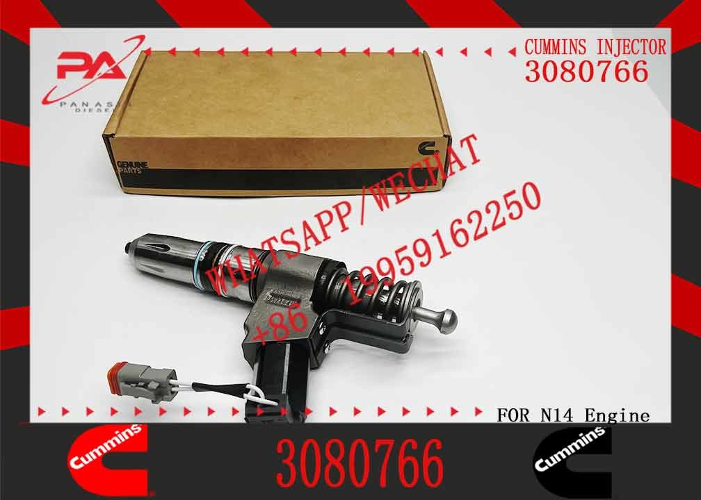 Common rail injector fuel injecto 3080766 3411691 3087560 3411765 for N14 Excavator