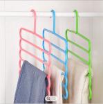 PPT Thick Plastic Hangers 5 Layers Multi Layer Clothes Hanger