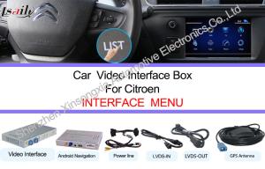 China 1.2GHZ HD In Dash Car Navigation Systems For Citroen Support TMC factory