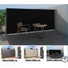 Buy cheap Sunshade Outdoor side awning Folding Screen Privacy Divider with Steel Pole from wholesalers