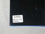 High strength weight ratio Twill Matte Carbon Fiber Plate Board 3.0mm with 3K