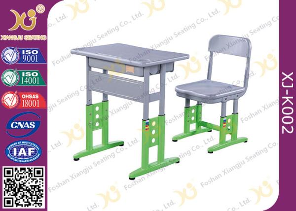 Ergonomic Modern Student Table And Chair Set Adjustable Height Iron Eco -