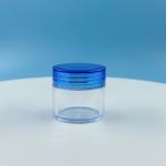 Travel-Friendly 20g 30g Small Clear Plastic Jar with Lid Cosmetic Cream Jar