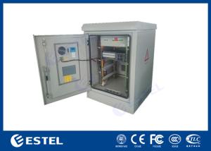China Two Doors IP55 Outdoor Telecom Enclosure Anti Corrosion With Rectifier Power System factory