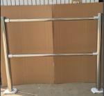 Silver Supermarket Accessories Anti - Rust Handrail Fence Outdoor With Shed