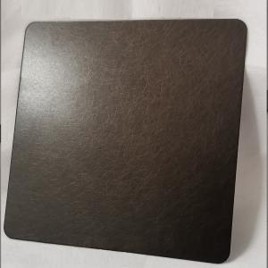 China Vibration SS Sheet Bronw Black Gold Decorative Sheet For Life factory