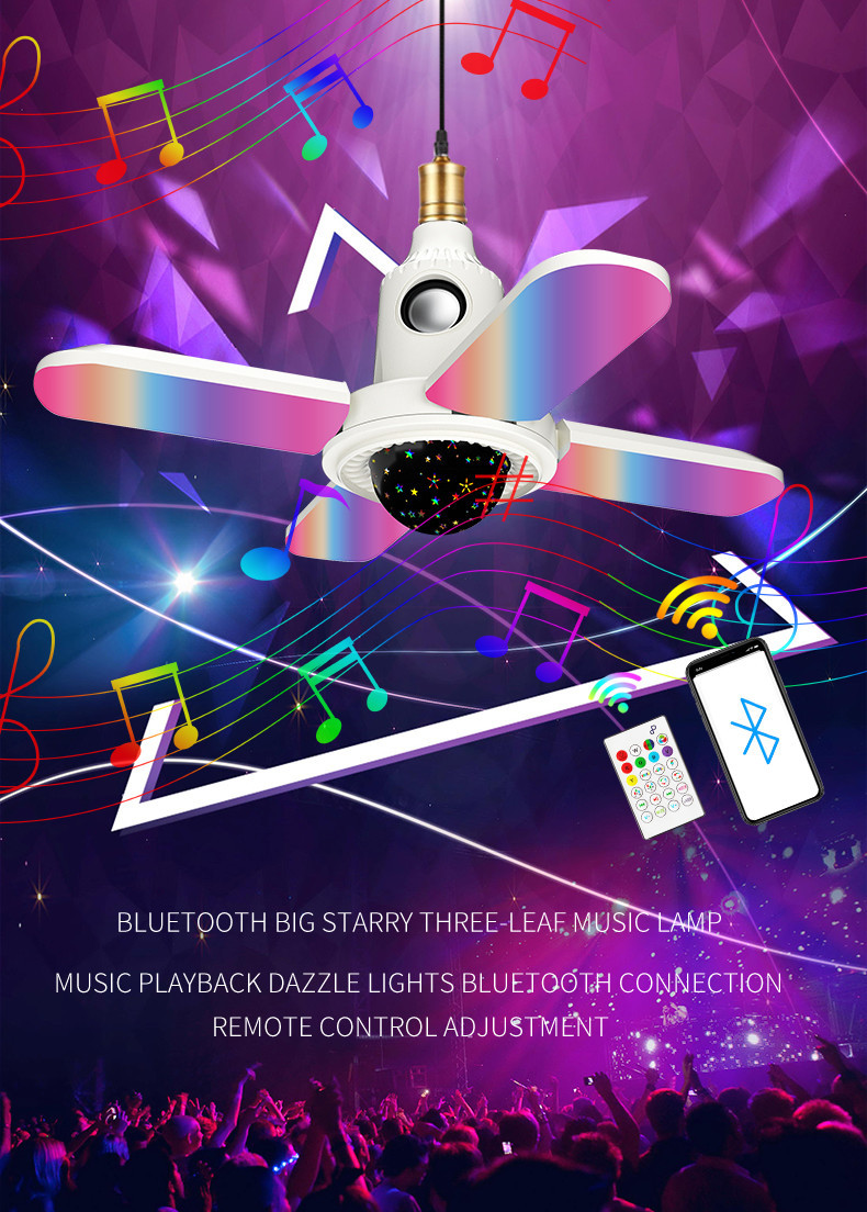 ABS PVC 40W Bluetooth Music Bulb 3300Lm Wireless Bluetooth Bulb For Room
