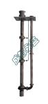 Vertical Submersible Chemical Pump , Electric Semi Submersible Pump Single