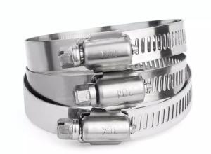 China China Wholesale Price 304 316 Stainless Steel Hose Clamp Custom American Type 1 4 Inch factory