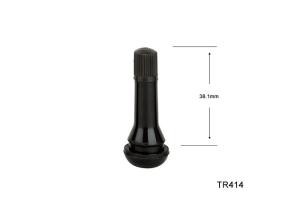 China 38.1mm Passenger Car Valve Stem TR414 Aluminum Or Brass Stem EPDM Or Natural Rubber factory