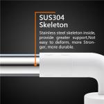 Anti Slip ABS Bathroom Safety Handles , Wall Mounted White Bathroom Grab Bars