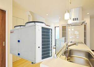China R32 swimming pool heat pump anticorrosion pure titanium heat exchanger chiller factory