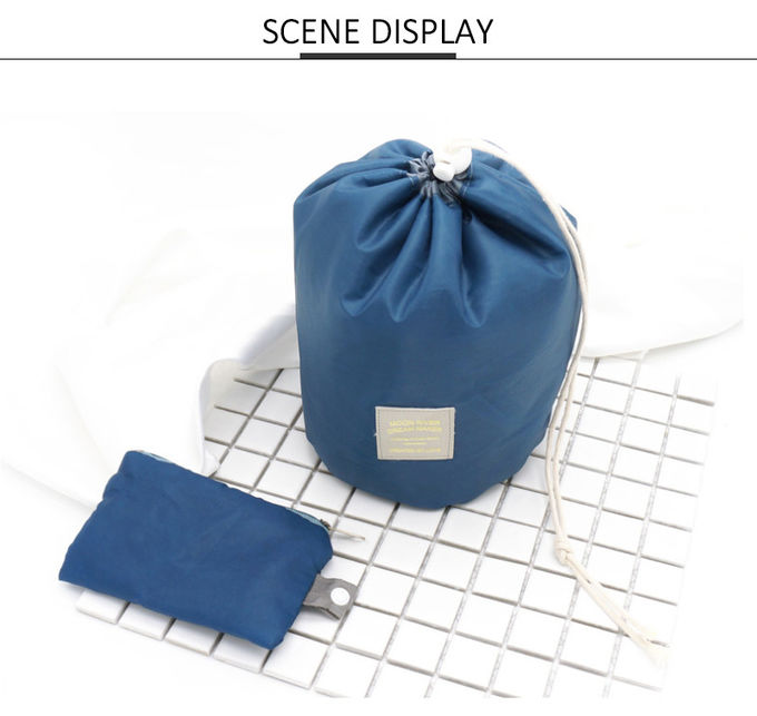 Lazy Outdoor Custom Drawstring Cosmetic Bag Travel Storage Wash Bag