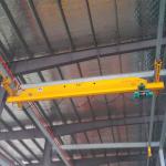 Single Beam Overhead Bridge Crane Underslung Warehouse 6m Height