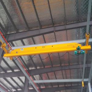 China Top Running Overhead Underhung Bridge Crane Details 22.5m Span factory