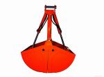 OEM Flap Mechanical Clamshell Crane Bucket Double Rope