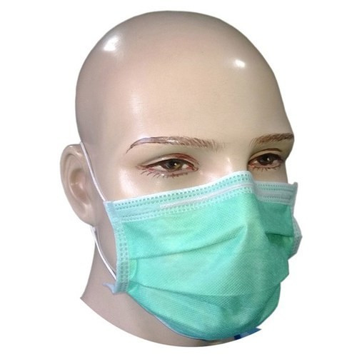 Anti Pollution Disposable Non Woven Face Mask With Elastic Ear Loop