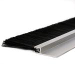 Metal Door Seal Nylon Brush Draught Excluder Strip Brush Fin Weatherstripping
