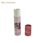 Cylindrical Skin Care Cosmetics Packaging Balm Lipstick Paper Tubes with Matt