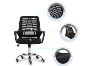 China Staff Lift Swivel Boss Mesh Back Computer Chair factory