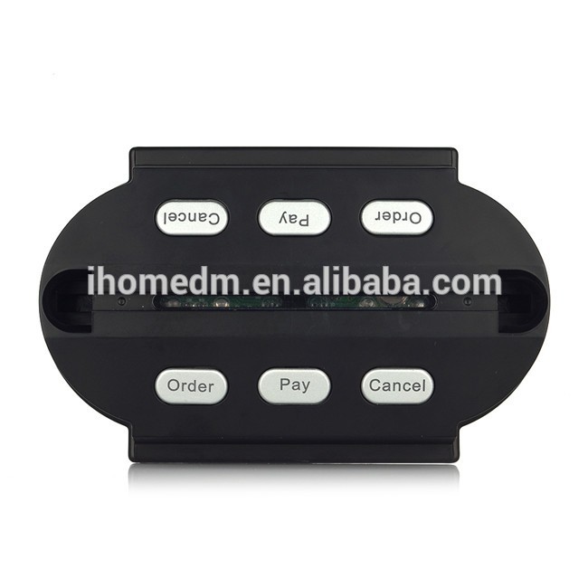 Waiter call beeper with light and watch receiver for star area or night club