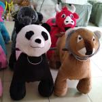Hansel indoor kids ride used stuffed animals battery powered animal toys