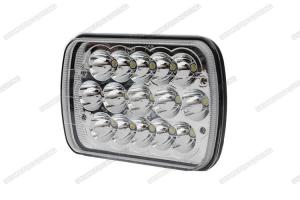 China 5 * 7 45W Square LED Work Lights , Shock Resistant 7 Inch Truck LED Flood Lights factory