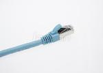 SSTP Shielding Cat6A Patch Cord Round PVC STP Ethernet Cable Bare Copper 30V
