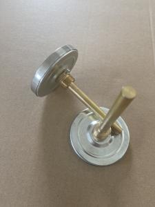 China 3.15&quot; 80mm Hot Water Temperature Thermometer Gauge With Brass Thermo Well factory