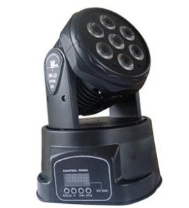 China on sales best selling led 7pcs*10W mini rgb LED moving head washer lights factory