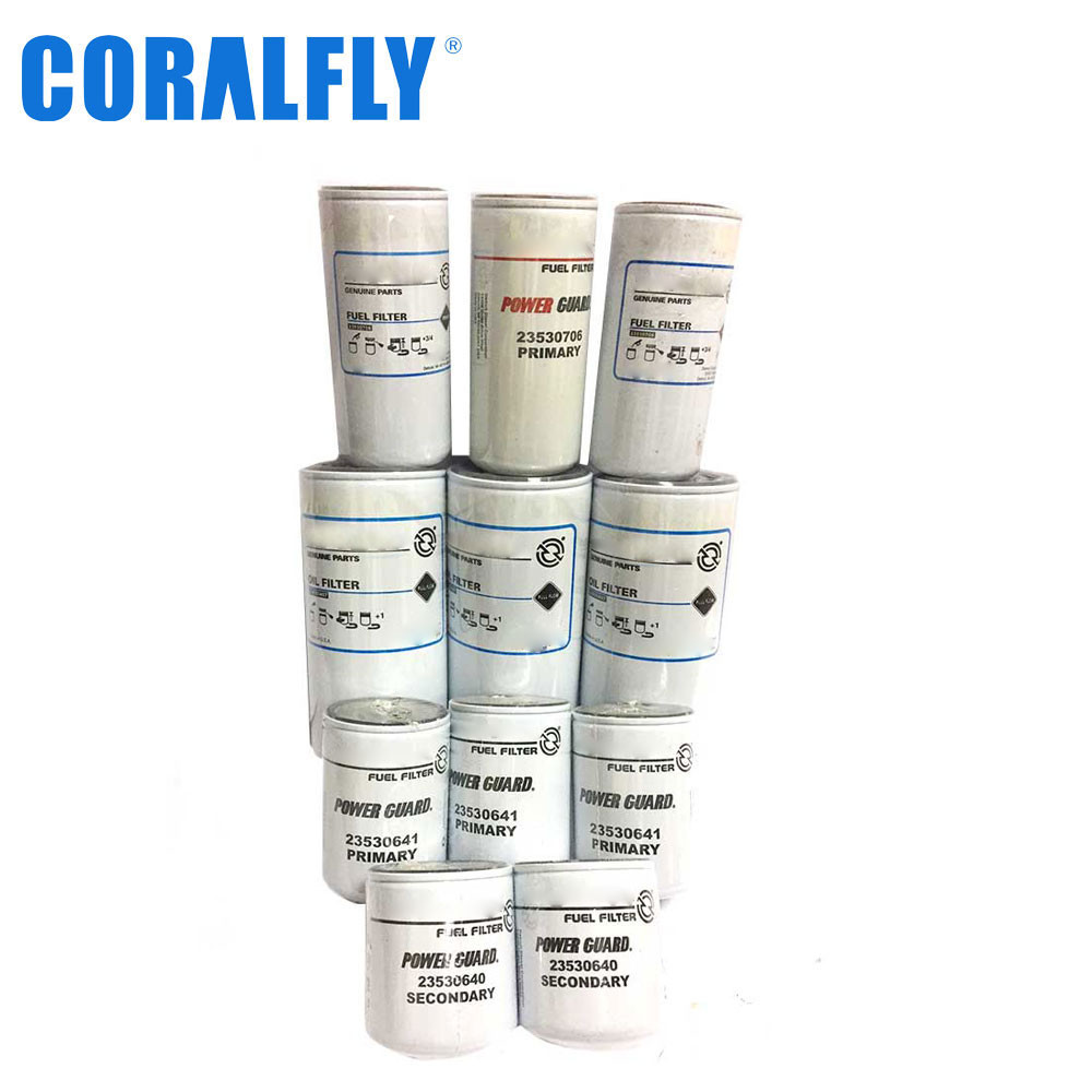 CORALFLY Diesel Engine Detroit Fuel Filter 23530644 23530643