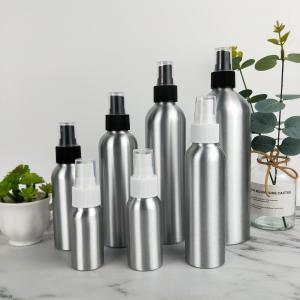 China Customized Label Empty 100ml 200ml 300ml 500ml 1000ml Aluminum Bottles Spray Fine Mist Lid for Lotion Shampoo Essential Oil factory