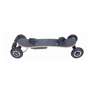 China 4 Wheel Long Range Electric Longboard Belt Motor Dual Drive 200mAh Capacity factory