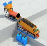 Portable Trailer Mounted Diesel Engine Mobile Alluvial Gold Trommel Screen Plant