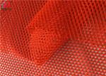 Polyester Tricot Mesh Fabric Safety Uniform Fluorescent Material Fabric