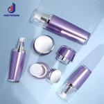 30ml 60ml 100ml Purple Empty Skincare Bottles Luxury Lotion Pump Bottle With