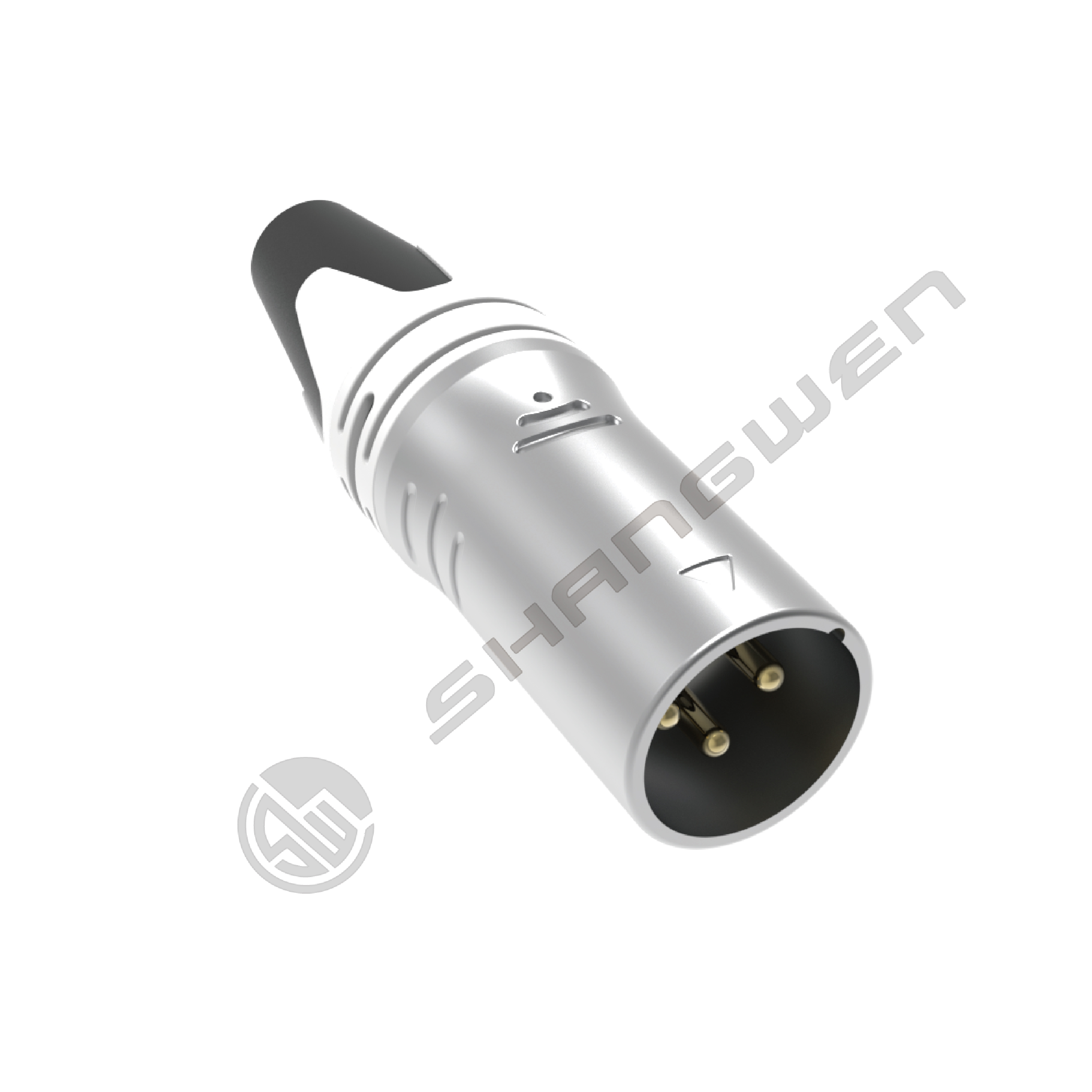 Waterproof 3 Pin XLR Plug Female Socket Adapter IP65 DMX Panel Mount Audio Wire Connector Alloy Material Outdoor