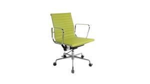 China Green Black Pu Leather High Back Office Chair Executive Task Ergonomic Computer Desk factory