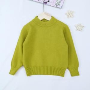 China Stock Lovely Baby Boy Girl Autumn Winter Clothes Long Sleeve Crew Sweater factory