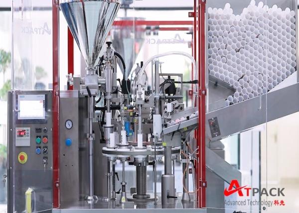 3,600 pieces / hour Cosmetic Tube Filling Equipment Personnel Care Food Pharmacy