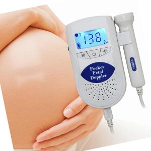 China FHR Display 2BPM Ultrasonic Fetal Doppler 2.0MHz Portable Baby Heart Monitor factory