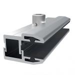 Aluminum Alloy Solar Panel Clamps Extrusion Profile Frame Bracket Double Glass