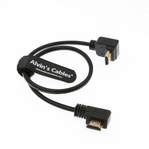 China HDMI 2.0 Right Angle 1.48ft 45cm Z Cam E2 Audio Video Cable factory