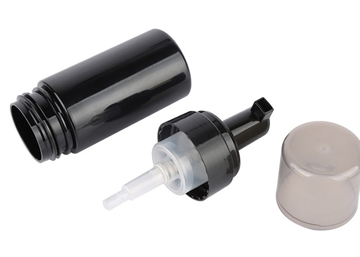 100ml Shiny Black Foam Pump Plastic Cosmetic Bottles