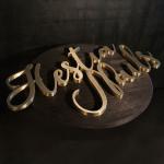 no rust Stainless Steel Backlit Signs Wall Mounted Lightweight three dimensional