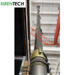 15m lockable pneumatic telescopic mast 350kg payloads for mobile telecom cell
