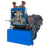 19 Roller Station CZ Purlin Roll Forming Machine Servo Motor Powered