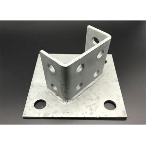 China Carbon Steel Custom Channel Post Base Brackets factory