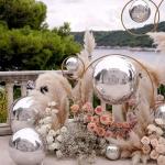Festival Giant Inflatable Mirror Ball Commercial Decorative PVC